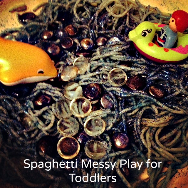 Spaghetti Messy Play