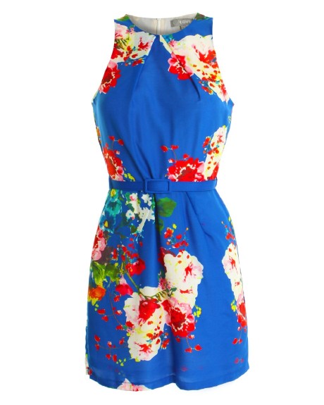 Blue Floral dress from LOVE at Shopcade
