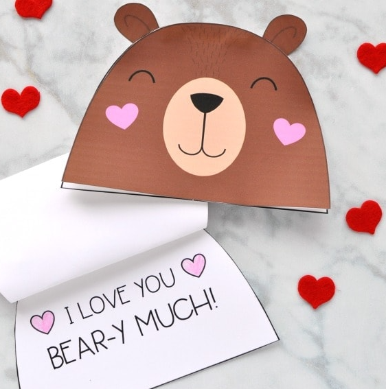 A Bear Card for Valentine's Day
