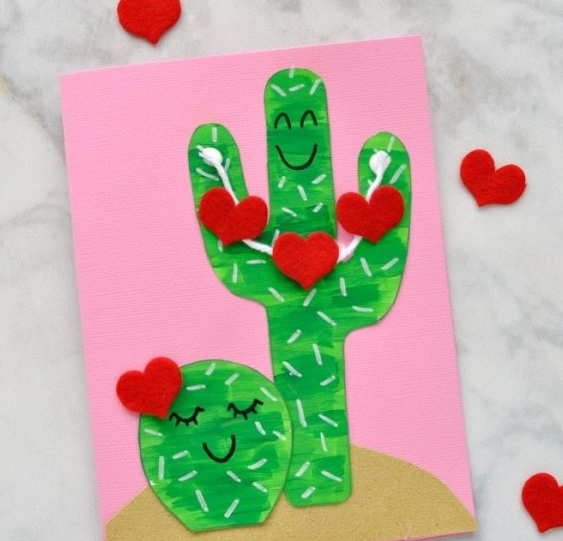 A Cactus Valentine's Day Card