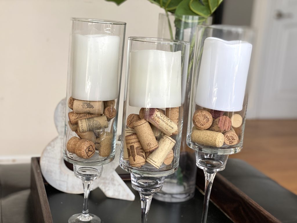 A Wine Cork Candle Holder