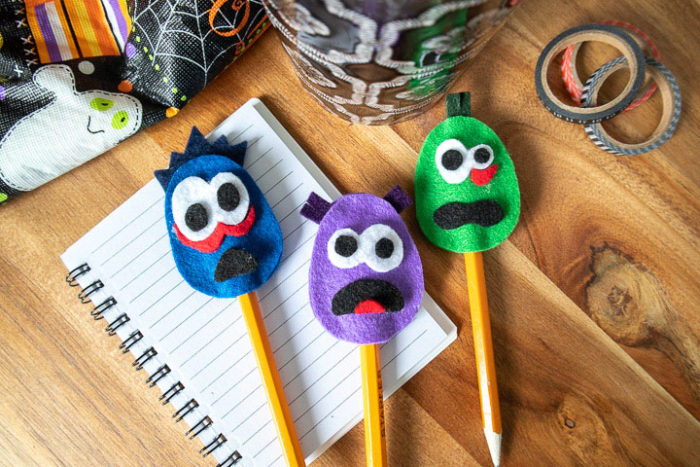 Animal Pencil Toppers with Felt