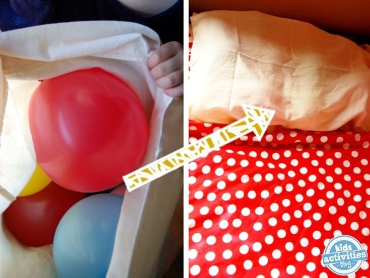 Balloons Inside the Pillowcase