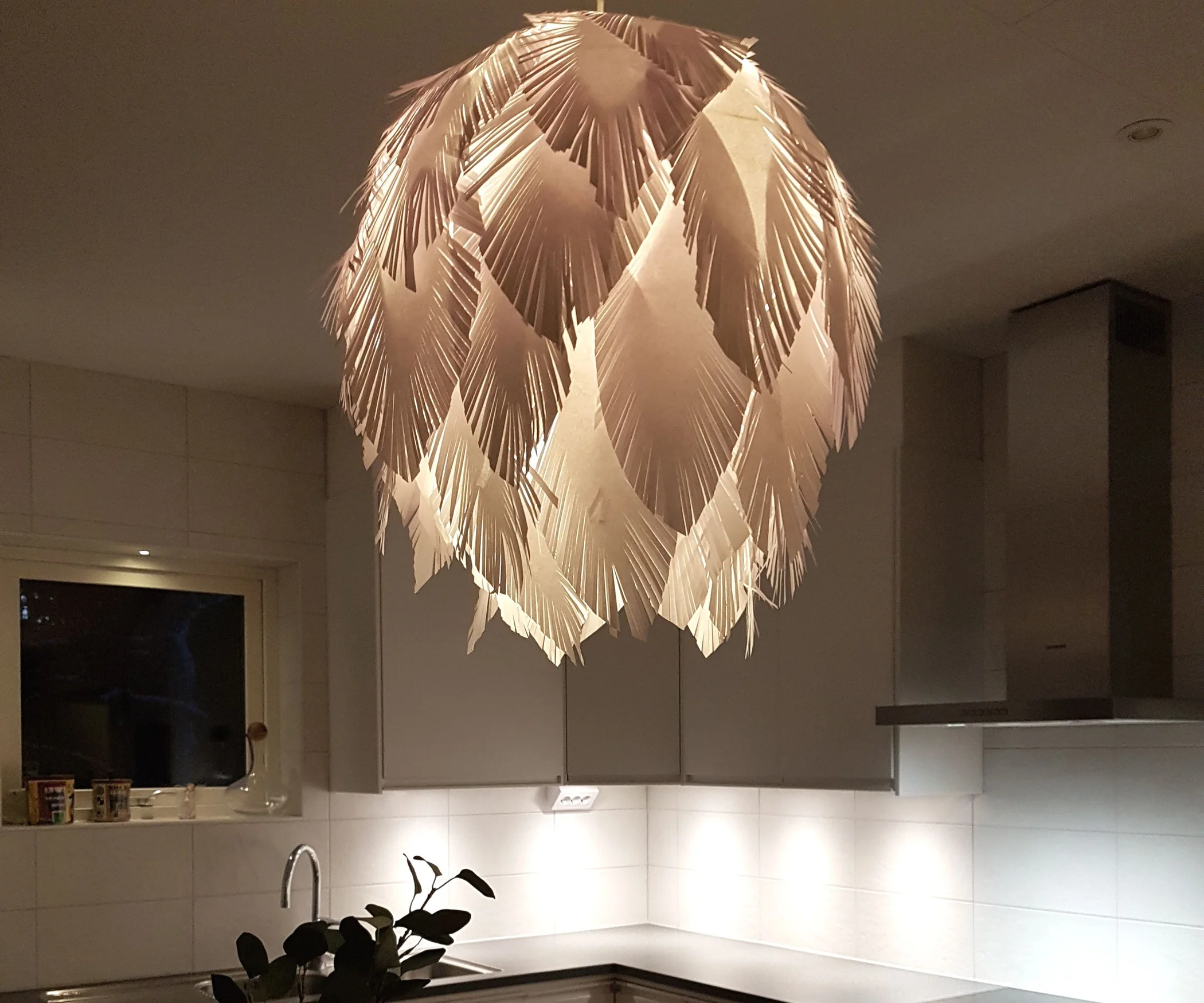 Beautiful Feather Lampshade .jpg