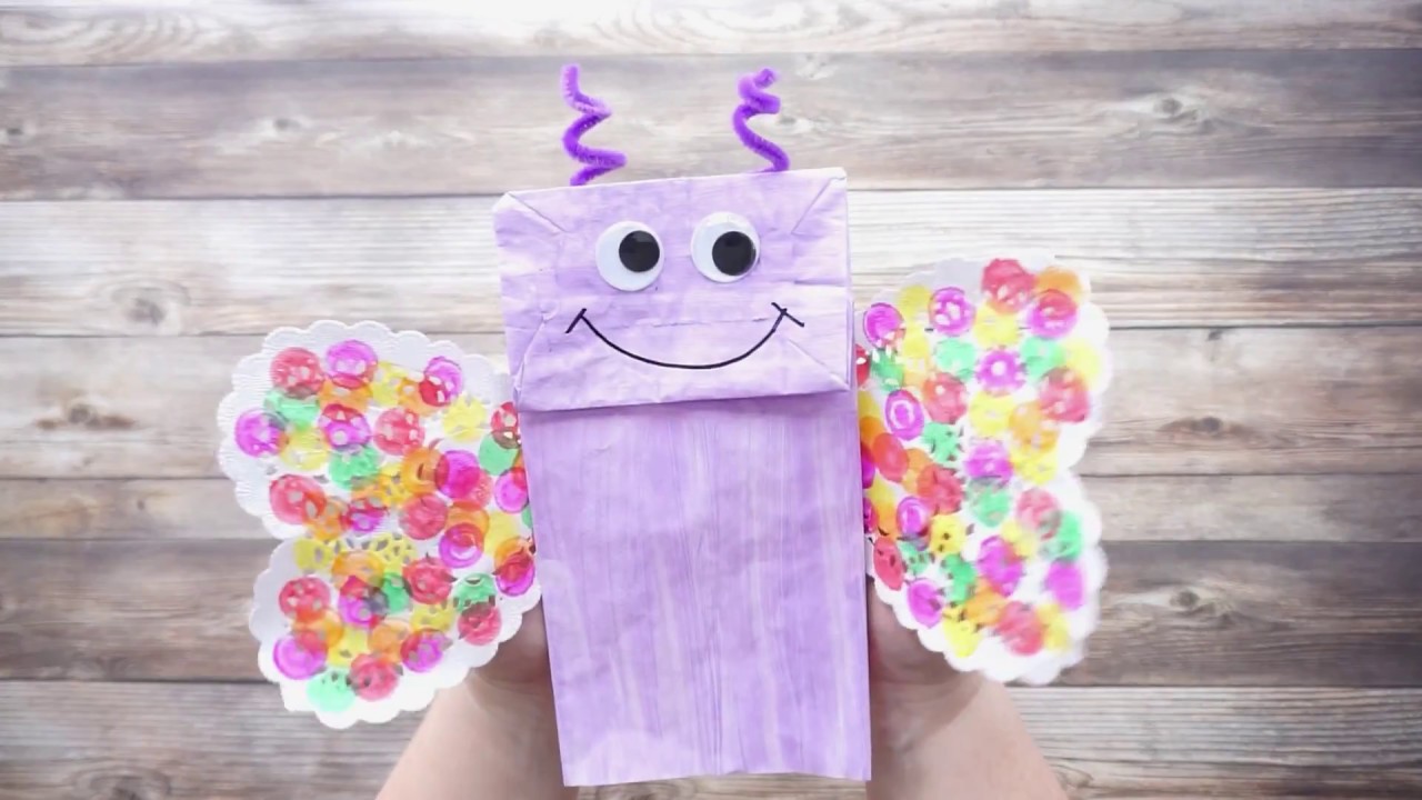 Butterfly from Paper Bag