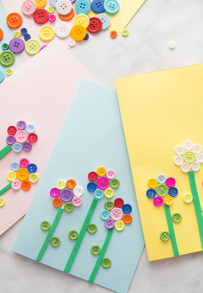 Button Flower Wall Hangings
