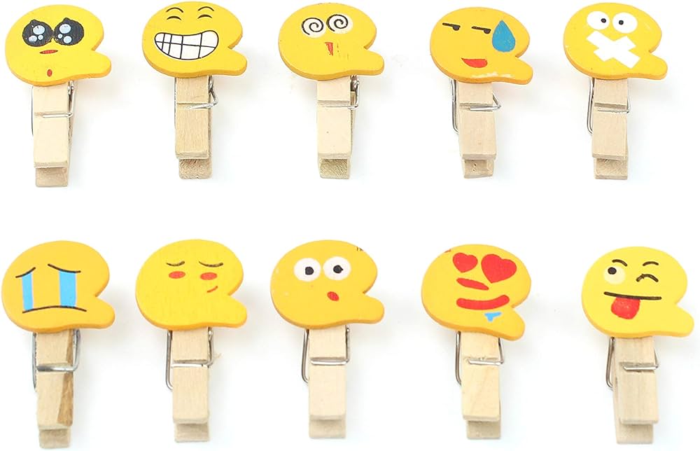 Clothespin Emojis