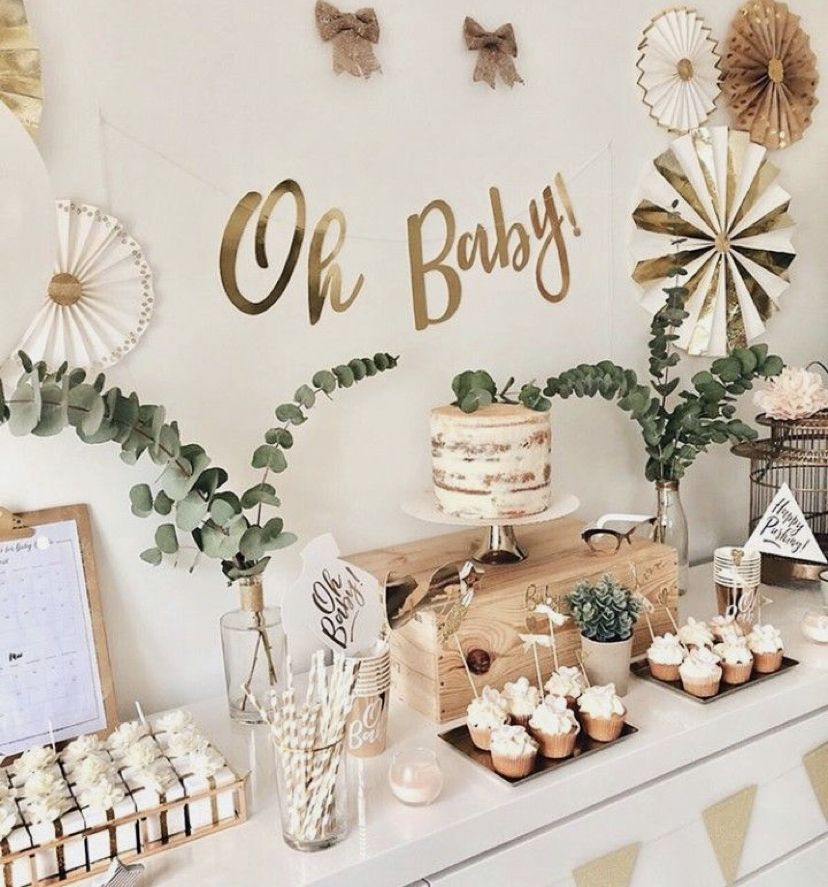 Decorations for the Boho baby shower party