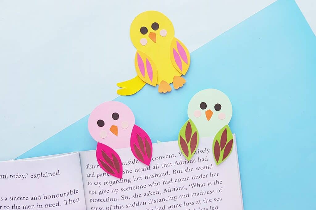 Felt Bird Bookmarks