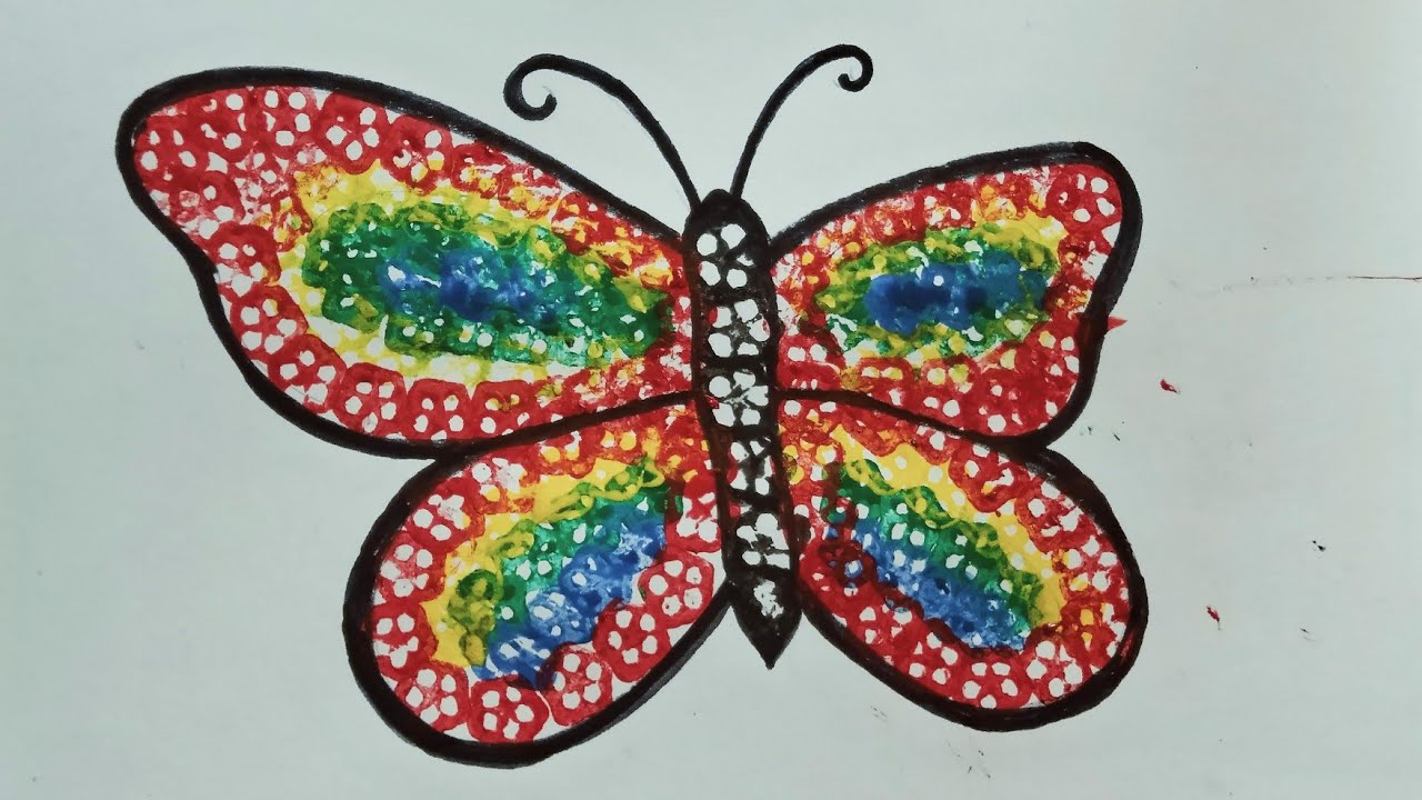 Finger Paint Butterfly