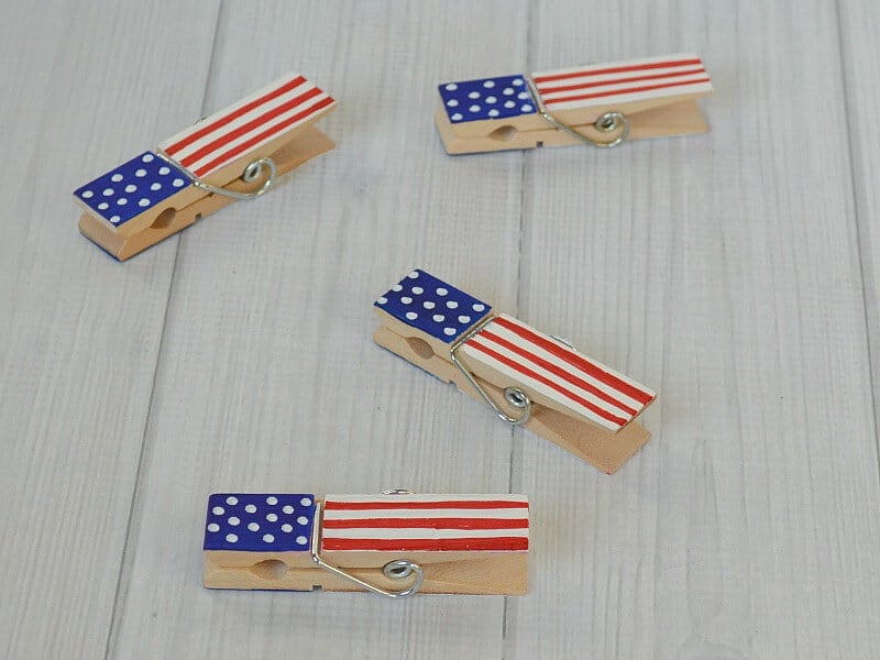 Flag from Clothespin