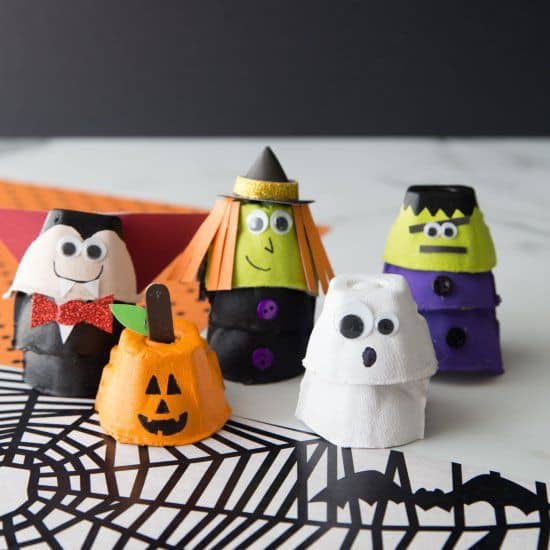 If it Is Time for Halloween, Make These Egg Carton Crafts