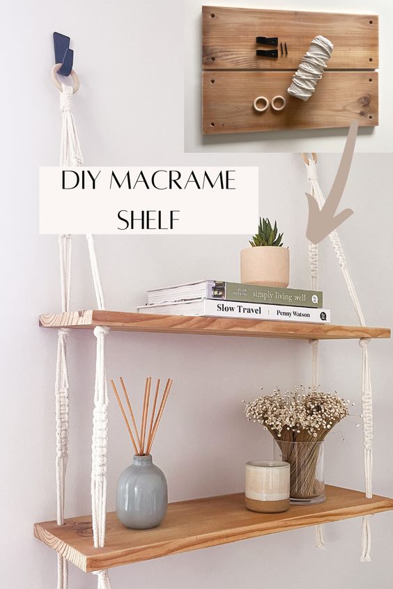 Macrame Shelf