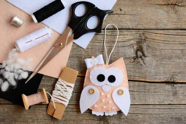 Owl Biscuits with Felt