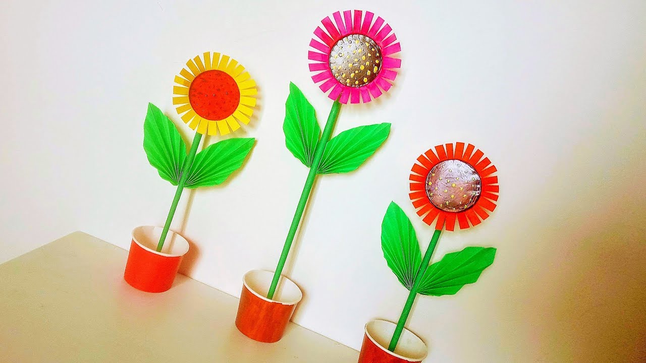 Paper Cup Flowers
