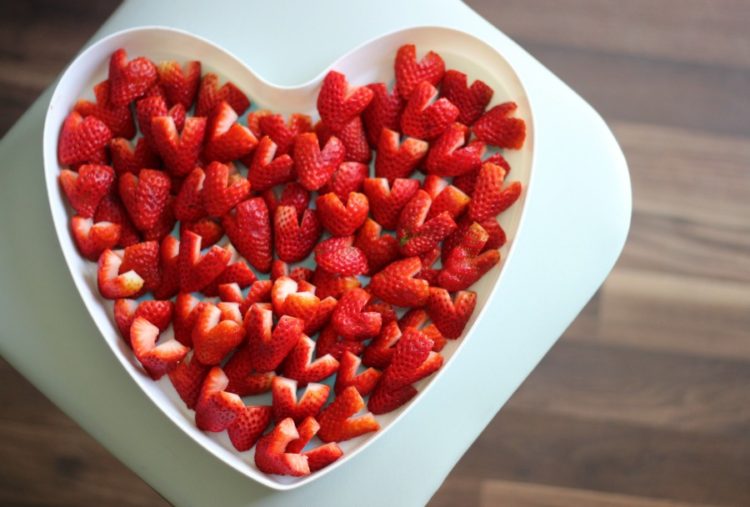 The Heart with Strawberry
