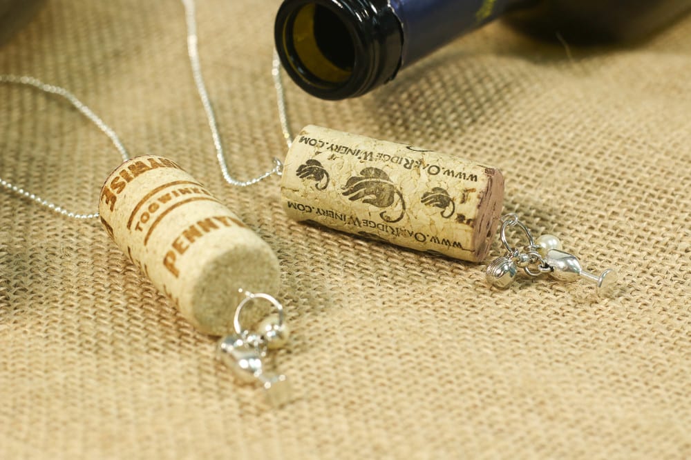 Wine Cork Crafts Make a Necklace