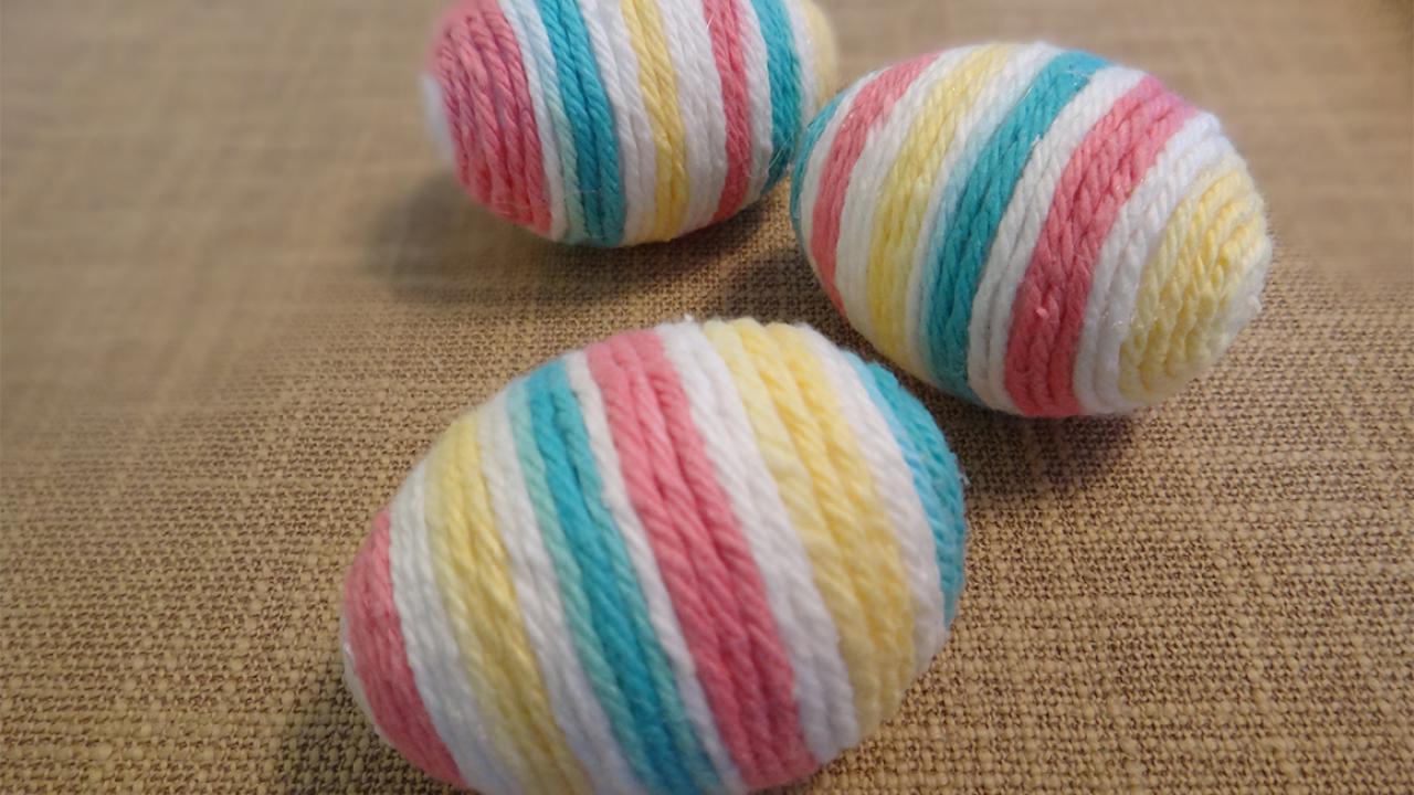 Yarn Easter Eggs