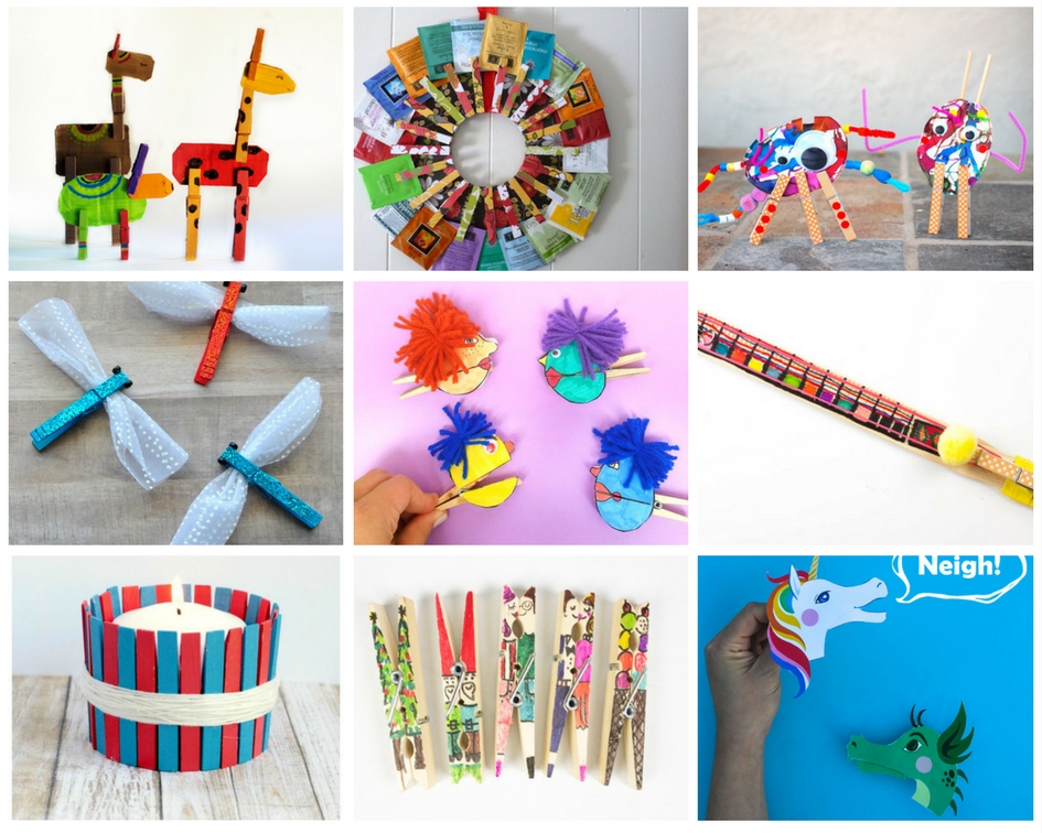 Amazing Clothespin Crafts and Ideas for Kids