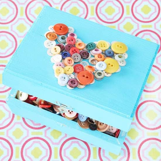 Button Jewelry Box