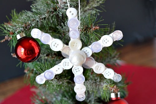 Button Snowflakes