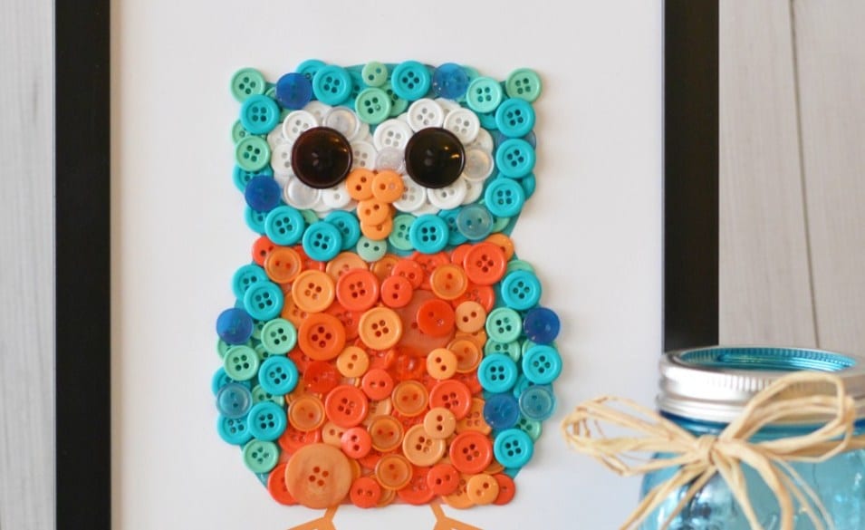 Simple Button Crafts and Art Projects