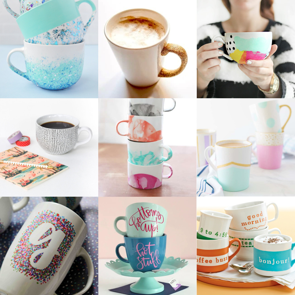 Decorating Coffee:Tea Mugs