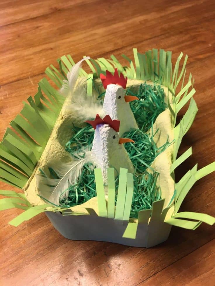 Easter Egg Basket Craft