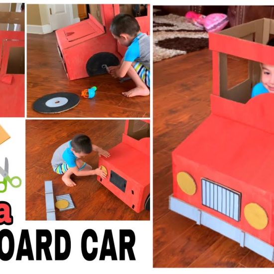 How to Make a DIY Cardboard Box Car