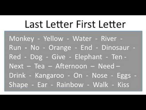 Last Letter