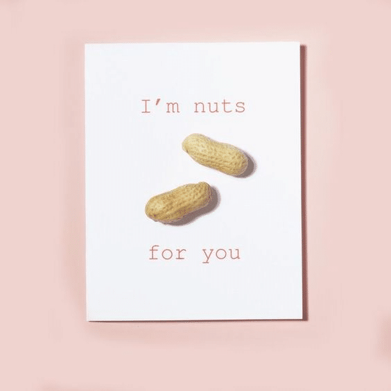 Nuts for You Valentine Card