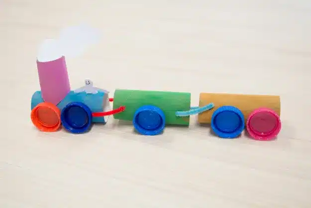 Toilet Paper Roll Train