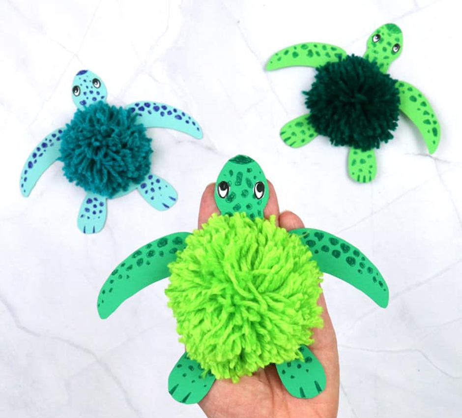 Yarn Turtle Craft