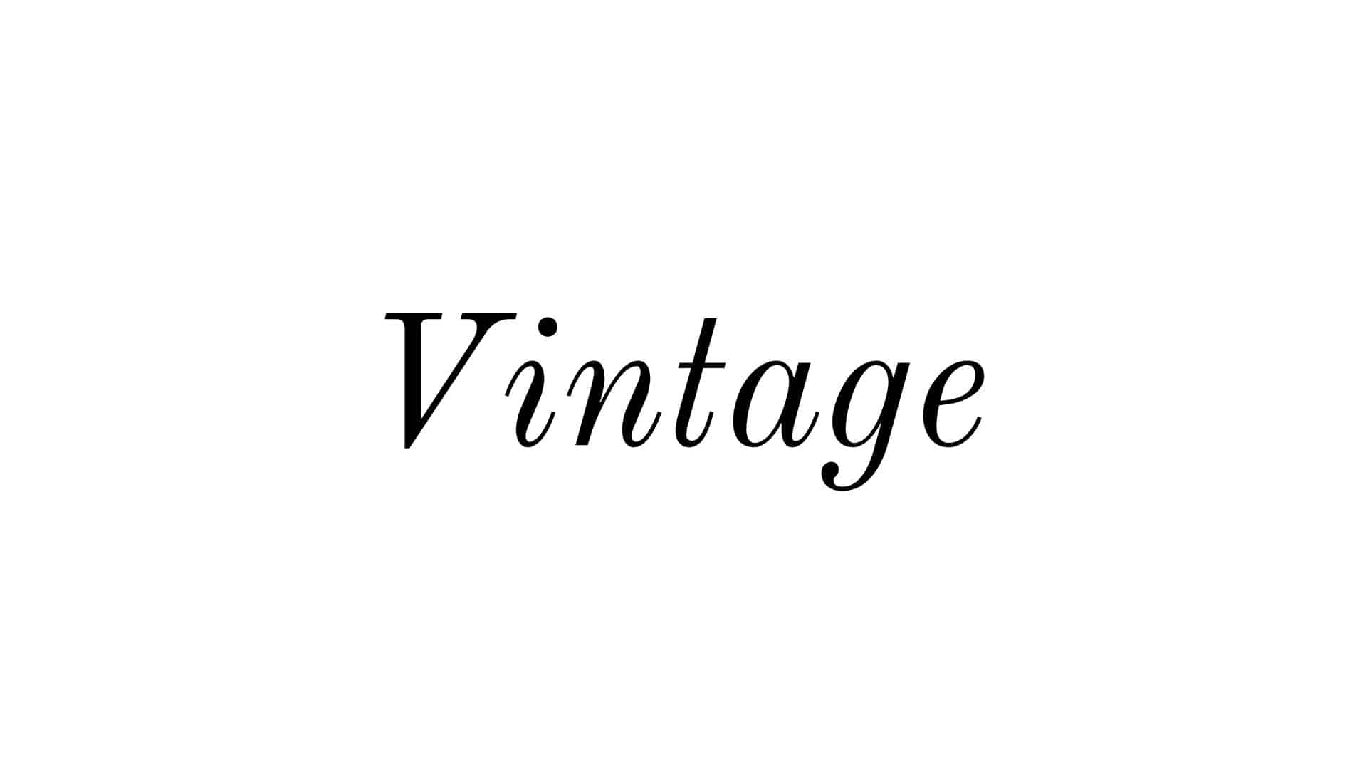 Vintage