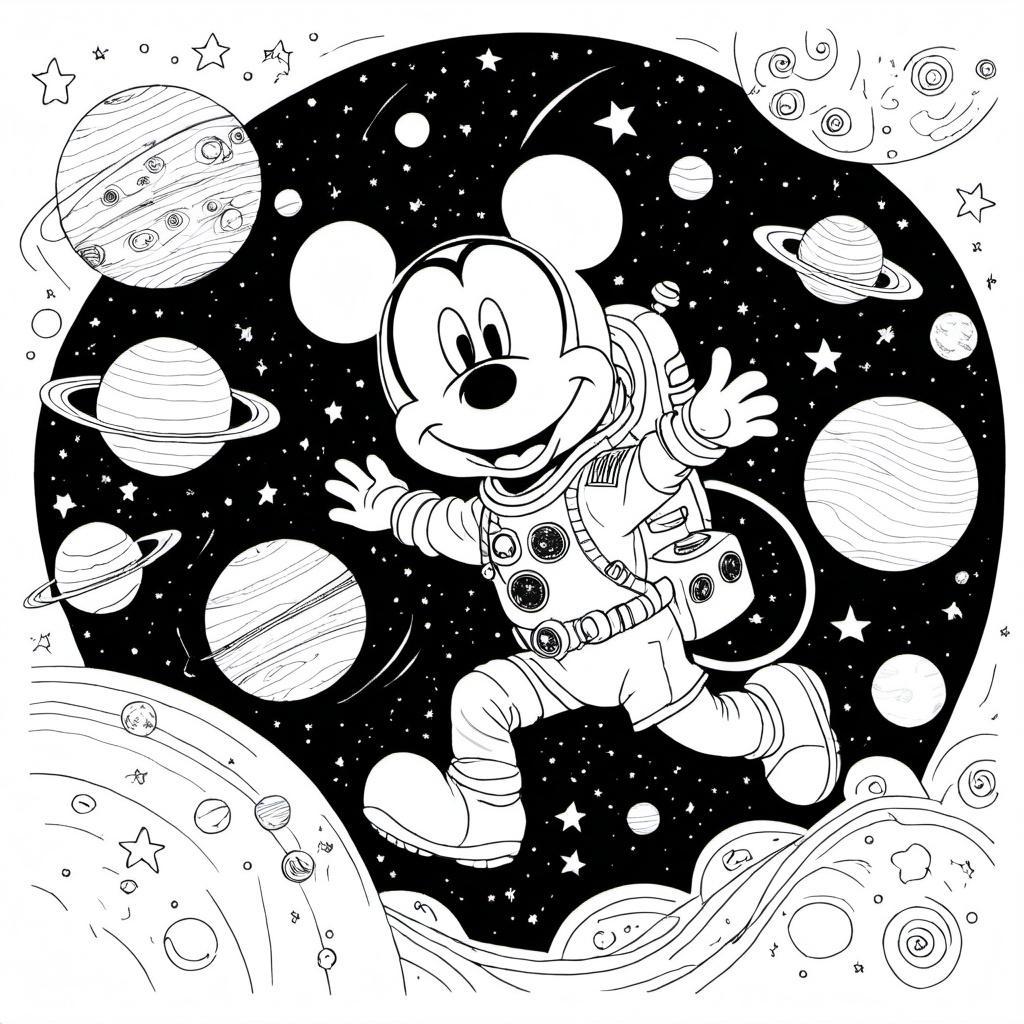 Astronaut_Mickey_is_floating_in_space_with_stars_and_planets_around_him