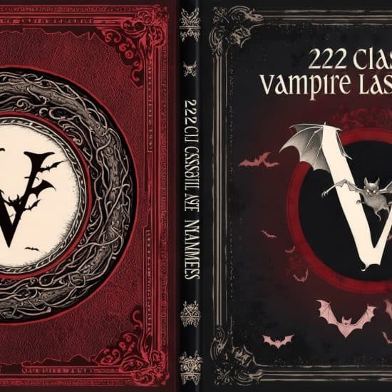Classic Vampire Last Names