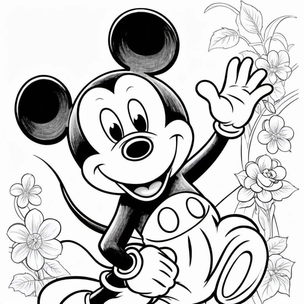 Classic_Mickey_Mouse_smiling_and_waving_wearing_shorts_and_shoes