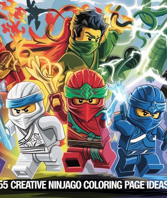 Creative Ninjago Coloring Page Ideas