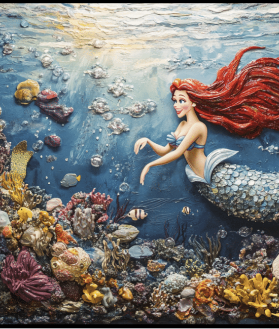 Creative and Lovely Little Mermaid Coloring Pages