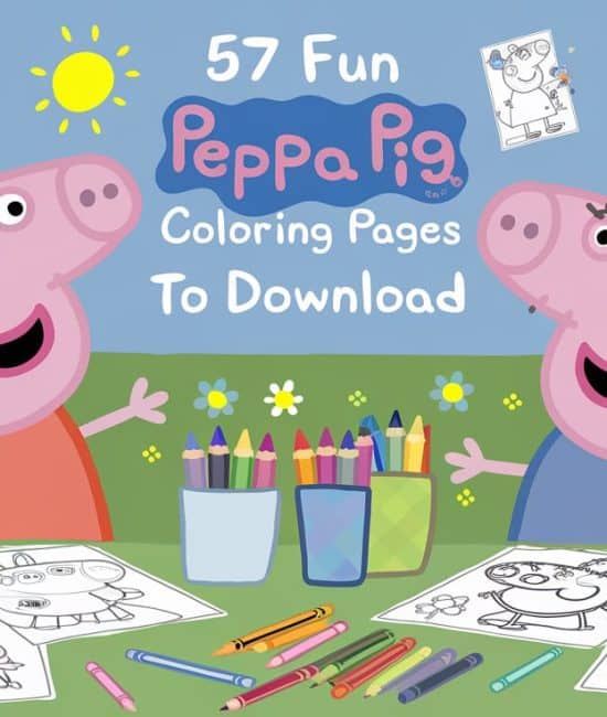 peppa pig coloring pages