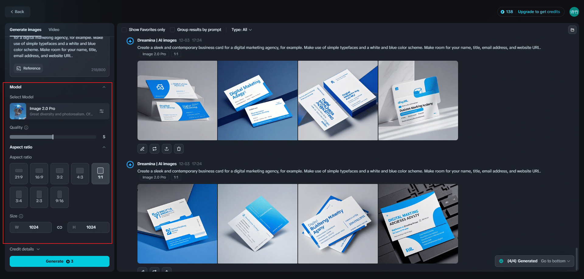 Generate Your Business Card