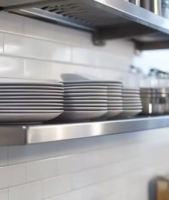 Why Choose Custom Stainless Steel Shelves for Your Kitchen or Workspace?