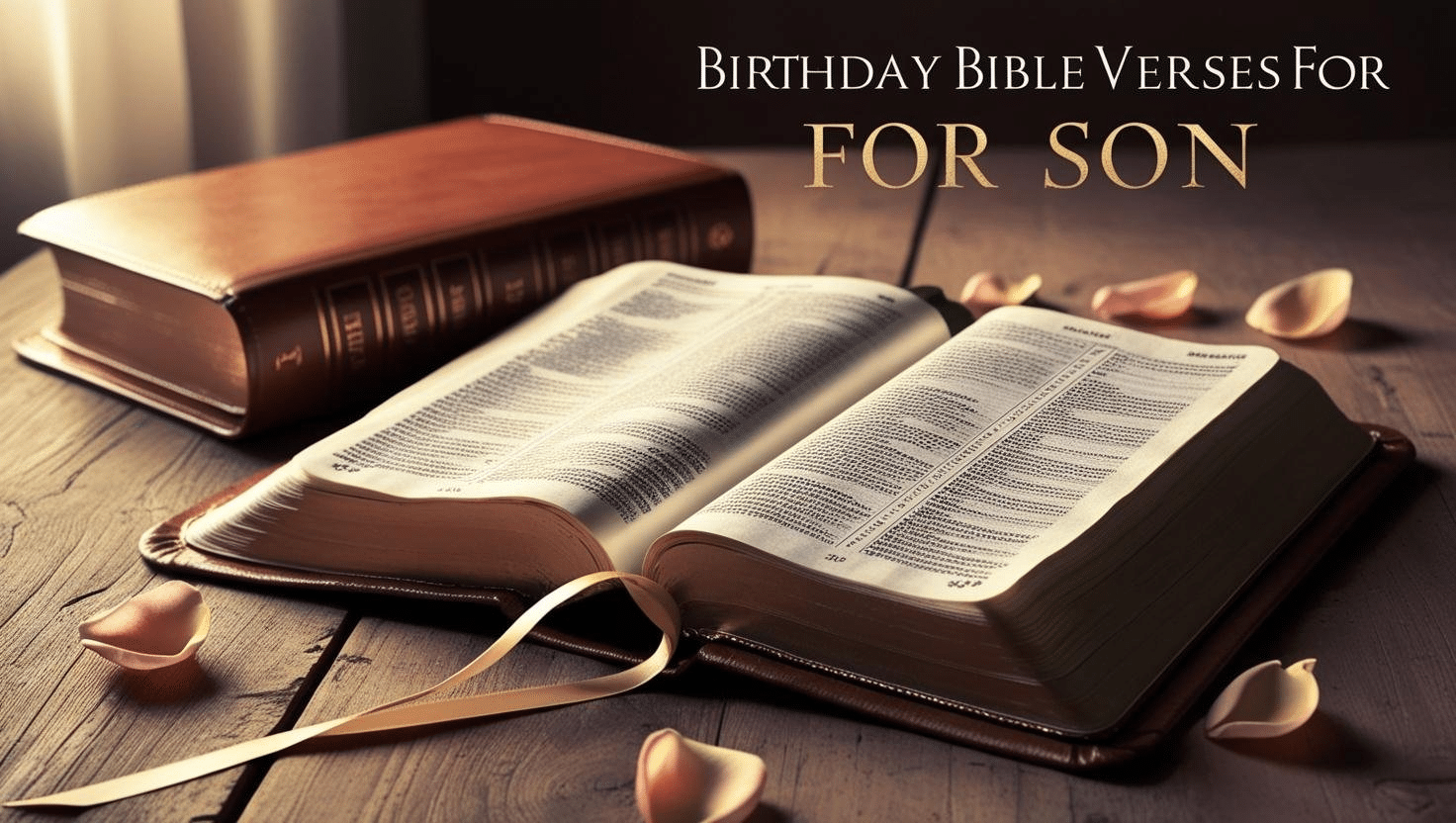 103 Sacred Birthday Bible Verses for Your Son