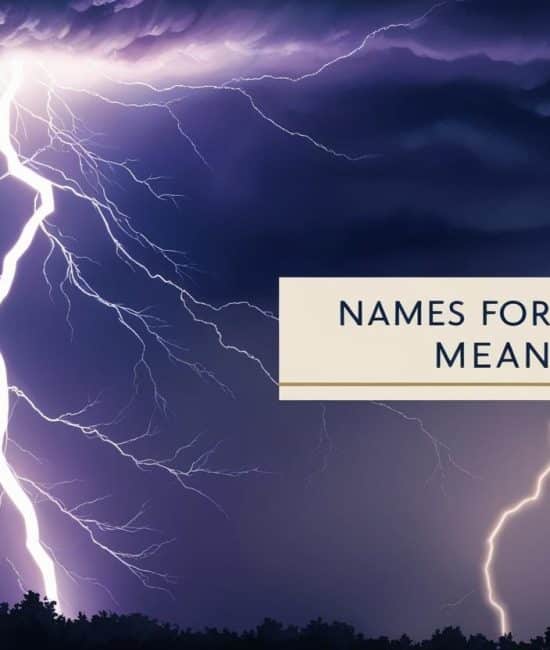 151 Unique Names for Girls That Means Lightning