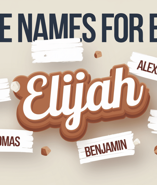 307 Middle Names for Elijah with Meanings
