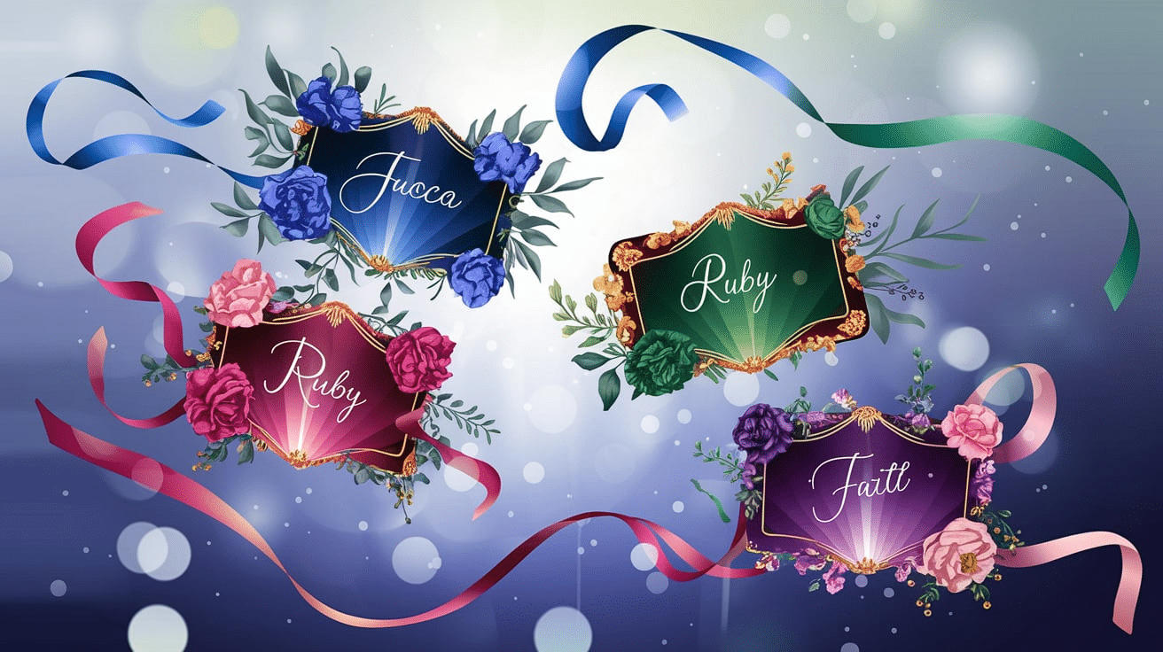 A Multicolored List of Names That Are Full of Character