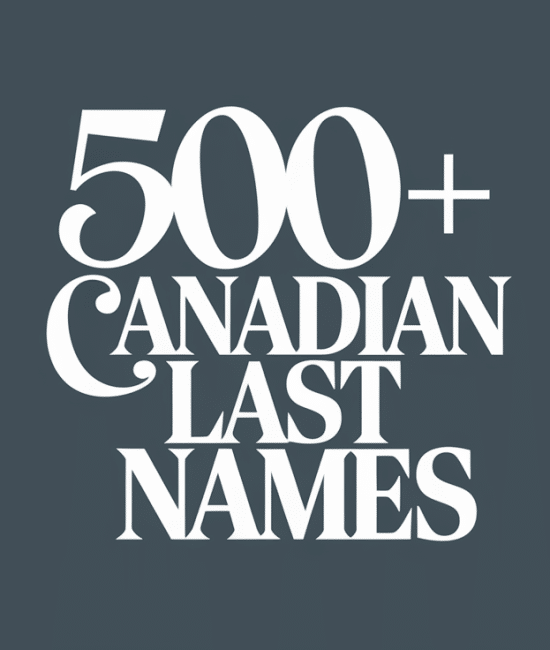 Canadian Last Names with Indigenous Roots