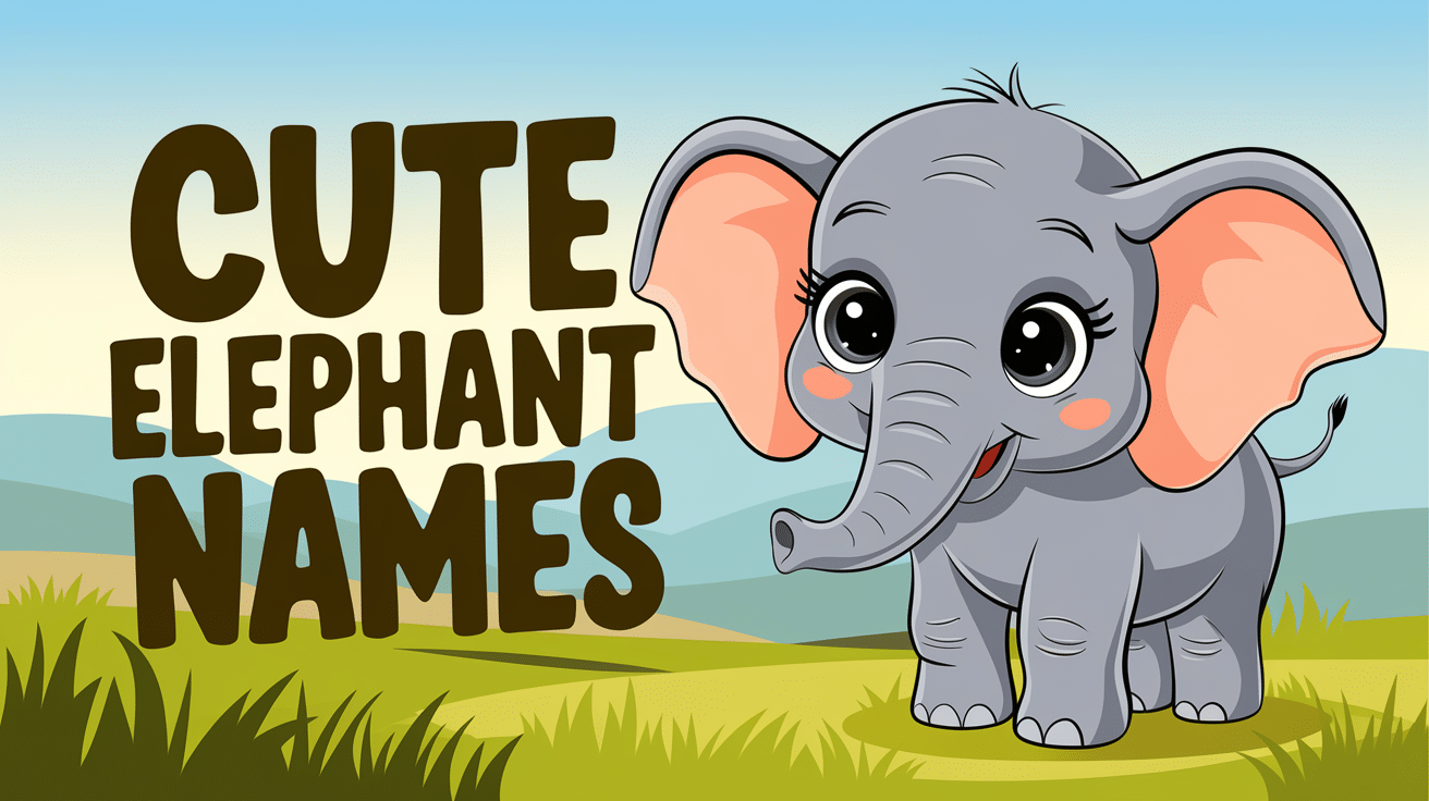 Cute Elephant Names with Meanings And Popularity