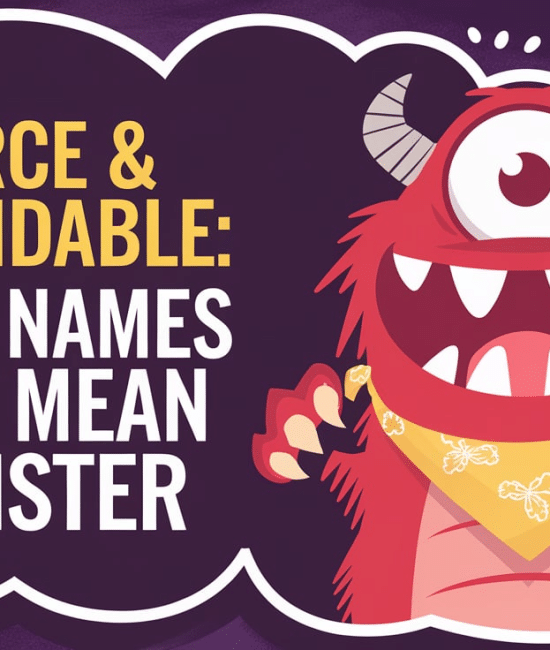 Fierce & Formidable Baby Names That Mean Monster