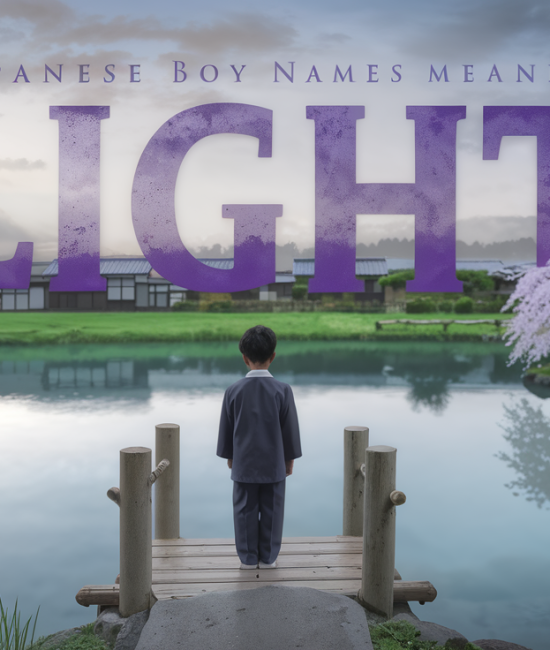 Great Japanese Boy Names Meaning Light